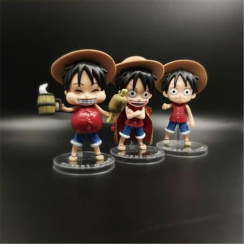3pcs One Piece Hands To Do Model Theater Version Of Animation Fighting Ornaments Toys For Children Decorate House