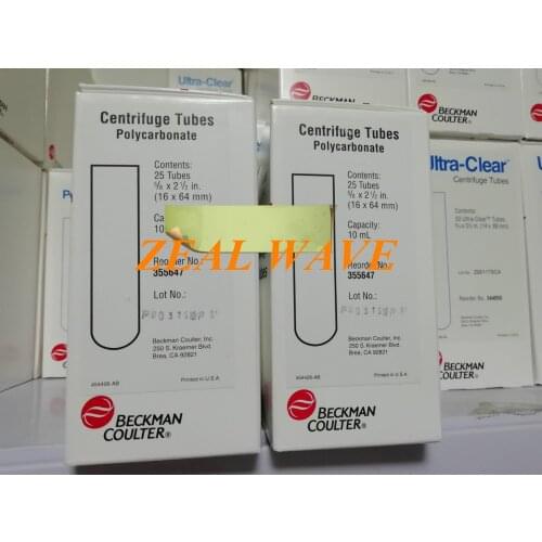 355647 Beckman Ultracentrifuge Tube PC Material 25Pcs/Box 355647