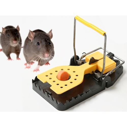 4PCS Household Rodent Control Tools New Mouse Trap Small Size Rat Bait Station Plastic Mouse Clip