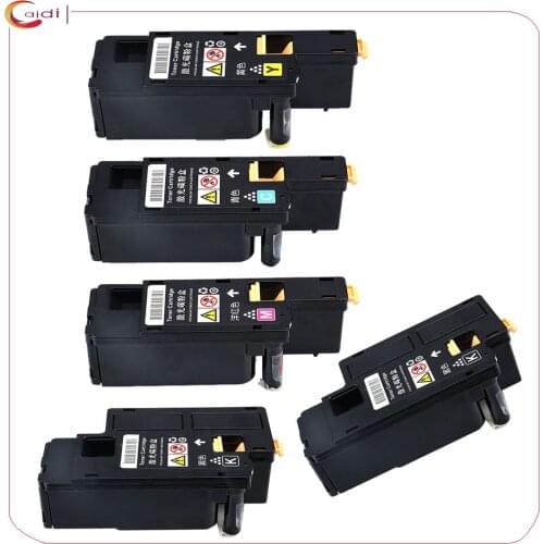 5-Pack Compatible Toner Cartridges Replacement for Xerox Phaser 6020 6022 WorkCentre 6025 6027