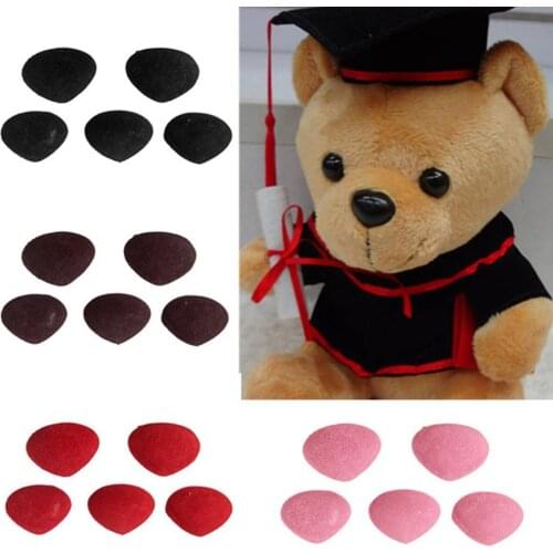 5Pcs Plastic Triangle Velvets Noses Buttons Eyes DIY For Bear Toy Doll Accessories Toys