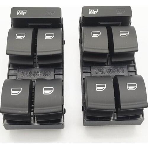 8E0959851B For A4 B6 B7 Car Hith Quility Electric Powert Master Window Switch Button Car Accessories