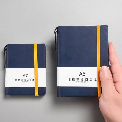 A6 A7 Mini Notebook Portable Pocket Notepad Memo Diary Planner Agenda Organizer Sketchbook Office School Stationery 100sheet