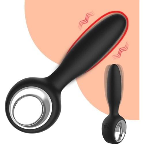Anal Sex Toy for Man Powerful Male Prostate Massage Vibrator Silicone Waterproof Anal Plug Stimulator Adult Sex Products