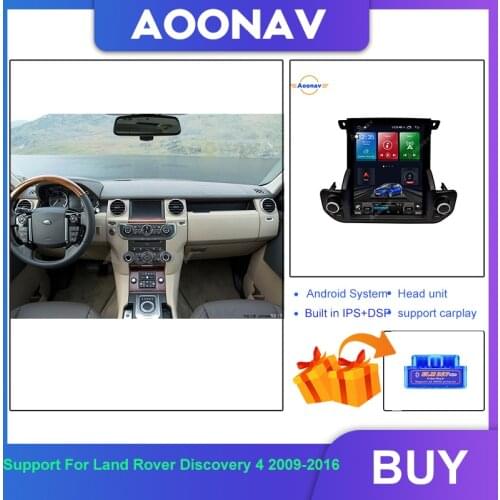 Android Car Radio For Land Rover Discovery 4 2009-2016 GPS Navigation Multimedia Player Car Stereo DVD 2 Din Head Unit Video