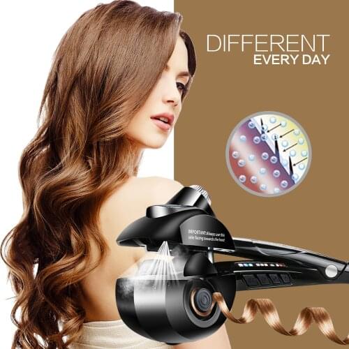 Automatic steam curler iron fast curling hair salon professional curler spiral spray curler ceramic curling iron stick for woman