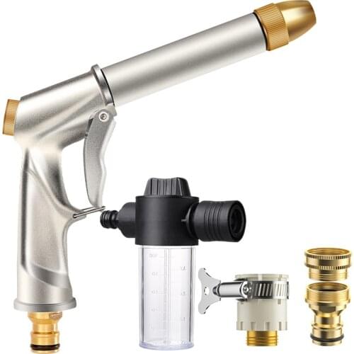 High Pressure Car Washer Metal Water Gun Garden Sprayer Hose Nozzle Cleaner Foam Generator Washing Accessories Pistol Wash Guns