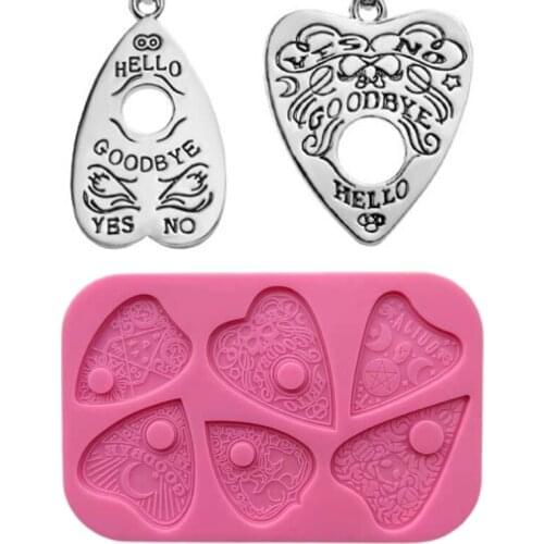 DIY Crafts Casting Tools Love Heart Divination Epoxy Resin Mold Silicone Mould