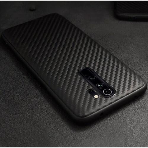 For Xiaomi Redmi Note 9S Case Ultra-thin Soft TPU Carbon Fiber protective Back Cover Case for Redmi Note 8 Pro 8T phone shell