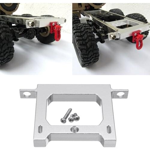 For Wpl B14 B24 B16 1/16 Rc Car Truck Upgrade Spare Parts Metal Rear Bumper Silver Screw Set Accessories Cooler