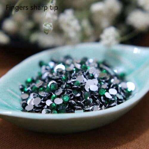 Fingers sharp tip Rhinestones For Nails