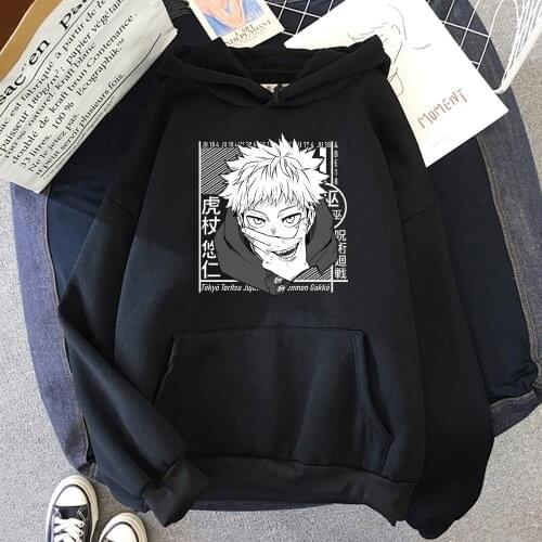Jujutsu Kaisen Men Female Hoodies Autumn Casual Pullover Sweats Hoodie Fashion Sweatshirts Tops Japan Anime Hip Hop Sweatshirt