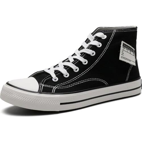 Men Original High-Top Canvas Summer Fashion Breathable Shoes Outdoor Skateboard Walking Soft Platform Sneakers 39-44 Euro