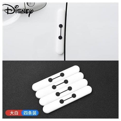 Disney Super Hero Marines Big White Car Creative Cartoon Anti-collision Strip Door Scratch Strip Thicken Anti-scratch