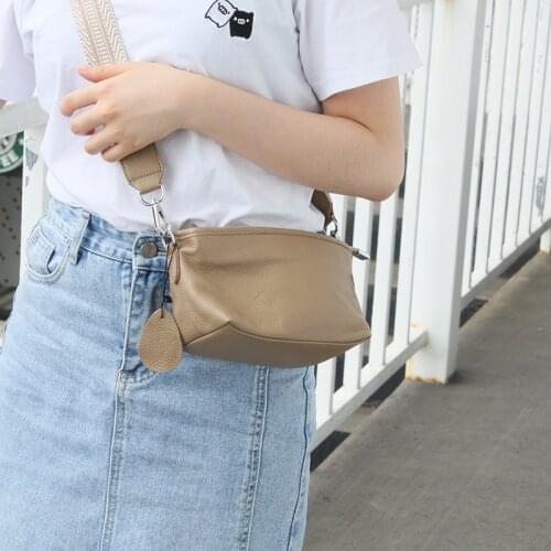 Summer Small Crossbody Bags For Women 2021 Mini Genuine Leather Shoulder Messenger Bag Fashion Luxury Designer Purse and Handbag