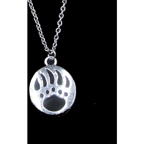 Fashion 30*22mm Bear Paw Pendant Necklace Link Chain For Female Choker Necklace Creative Jewelry party Gift