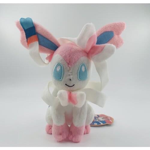 Anime Games Pokemon Nymphia Soft Plush Toy Stuffed Doll Gift for Child 25CM
