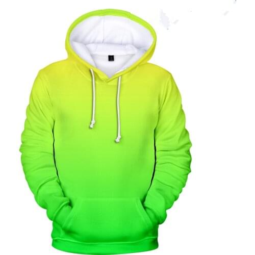 Neon green hoody men/women Harajuku Clothes Store For Customization 3D Hoodie Sweatshirt Street colorful print Hip Hop trend 4XL