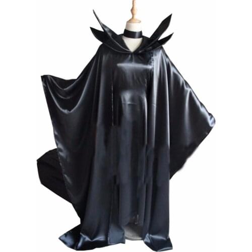 2017 New Movie Maleficent Black Witch Princess Maleficent Cosplay Fancy Dress Carnaval Halloween Costumes