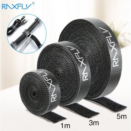 RAXFLY Cable Organizer Wire USB Cable Winder For iPhone Earphone Cable Protector 1M 3M 5M Mouse Line Management Clip Holder