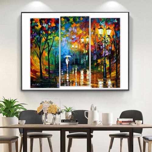 Late Stroll Set Pre-Printed 11CT Cross Stitch Embroidery Kit DMC Threads Handiwork Sewing Knitting Needlework Design Decor