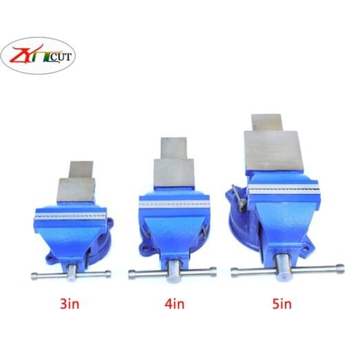 Тиски TYPE 3`` 4in 5in 360 degree universal rotating heavy mini table vise,360 degree Universal rotating simple vice