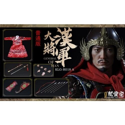 In Stock Collectible KLG 1:6 R018A/B Ming Dynasty General of Han Action Figure Normal/ Deluxe Ver. Model for Fans Gifts