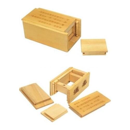 Magic Wooden Puzzle Box (Secret Drawer) - Close Up Magic, Magic Trick, Fun,Toys,Classic Magie,joke,Puzzle,learning