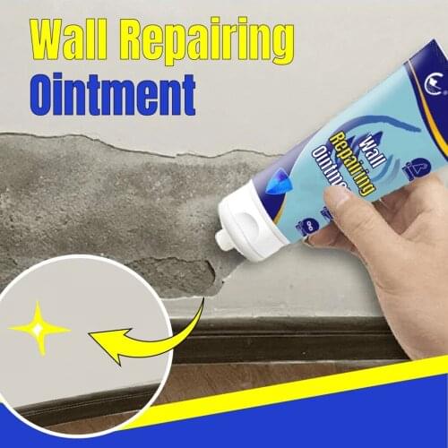 Wall Repairing Ointment White Latex Wall Repair Cream Wall Cracks Tools Non-toxic Wall Repair Pasted Waterproof Home Improvement