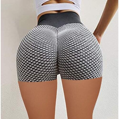 Women Active Fitness Jogger Sports Shorts High Waist Compression Running Workout Shorts Slim Tummy Control Gym Athletic Shorts