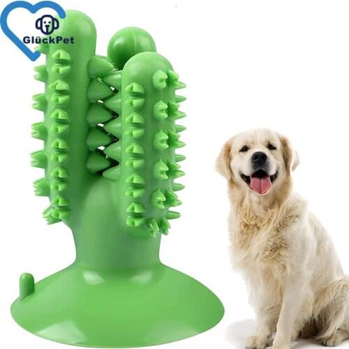 Dog Toothbrush Chew Toy - Small Medium Breed Deep, Cleaning Dog Toothbrush Toy to Protect Dental Health, Toothbrush Toy