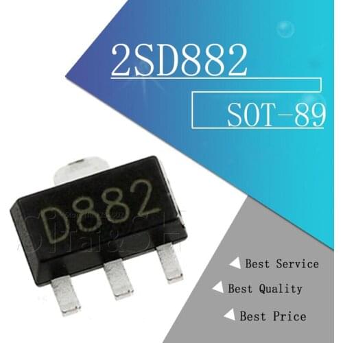20PCS 2SD882 SOT89 D882 SOT SMD new and original IC
