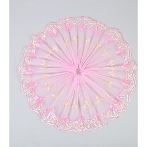 21CM 5yards High Quality Lace Trim Embroidery Lace Fabric Mesh Lace Ribbon Tulle Guipure Cord Lace Sewing DIY Doll Cloth