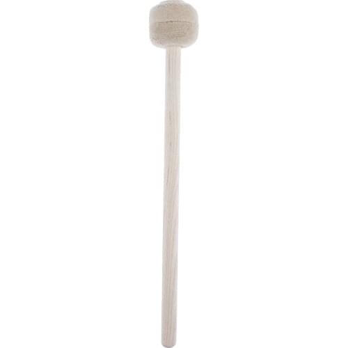 Bass Drum Mallet 4.5cm Felt Head Wood Handle Drum Stick Tenor for Drum Parts