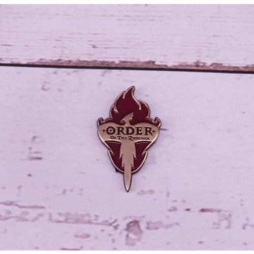 Order of the Phoenix Symbol Pin Badge wizarding world brooch