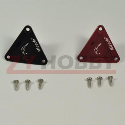 Miracle Metal Triangle Fuel Dot for Airplane Anodized Aluminum Magnetized Cover