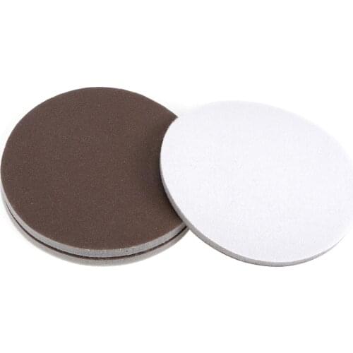 Uxcell 3 Pcs 4-Inch Sanding Sponge Hook and Loop Sanding Disc Wet / Dry Zirconium Corundum 500-600 Grit for Polishing Metal