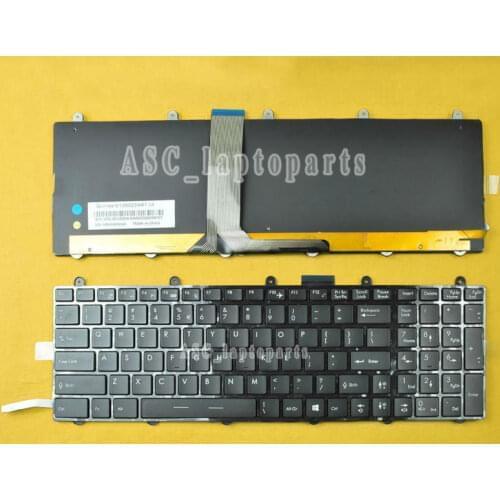 NEW US English Keyboard for MSI GE70 2PE Apache Pro/GE70 2QE Apache Pro Laptop Keyboard Full Colorful Backlit Black Frame Black
