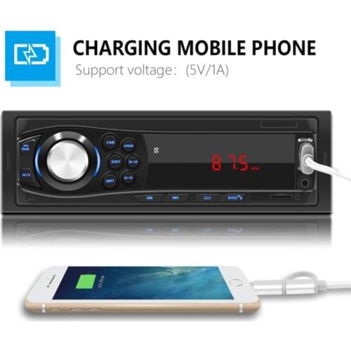 SWM-1028 Car Radio Single 1 DIN Auto Stereo In Dash Head Unit TF Card USB Aux Input Digital Media Receiver Mp3 Player Dropship