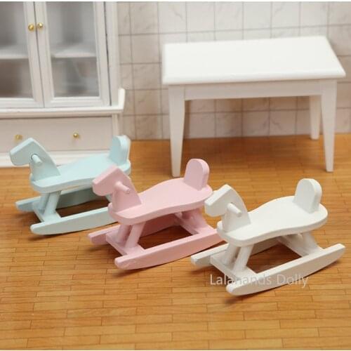1:12 Ob11 Doll House Lovely Mini Simulation Model of Small Wooden Trojan Miniature Furniture Furnishing Articles