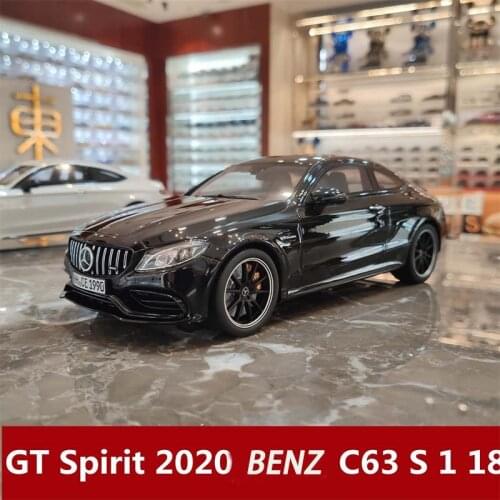 GT Spirt car 1:18 BENZ AMG C63S(W205) Limited edition simulation resin vehicle model Collection of Decorative Arts and Crafts