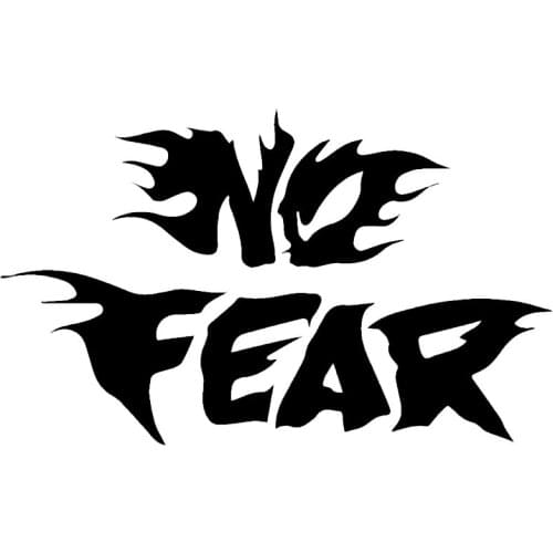 NO FEAR Fashion Cool Car Styling Stickers Decorative Car Body Decal Covers Good Quality Waterproof Sun Protection Anti-UV