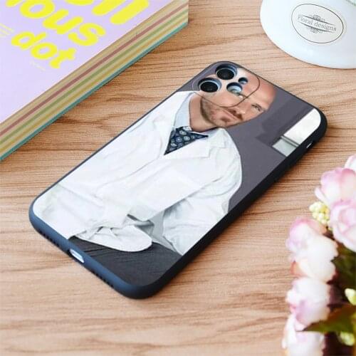 For iPhone Johnny Sins Doctor Print Soft Matt Apple iPhone Case 6 7 8 11 12 Plus Pro X XR XS MAX SE