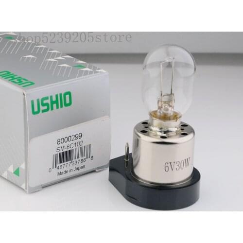 Original USHIO SM-8C102 LS30 6V30W lamp Olympus BHA BHB IMT microscope bulb USHIO 6-8V 30W LM 08 LM 10 LS-30 8-C102 light