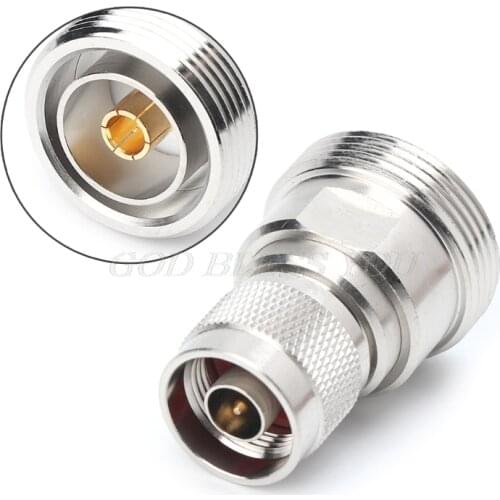 RF Coaxial Adapter L29 7/16 DIN Female Jack To N Male Plug Connector Drop Shipping