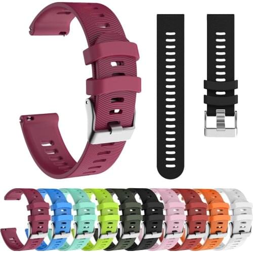 For Samsung Galaxy watch 42mm Active sport watch band 20mm Silicone quick fit bracelet strap for Samsung Gear S2 Classic Strap
