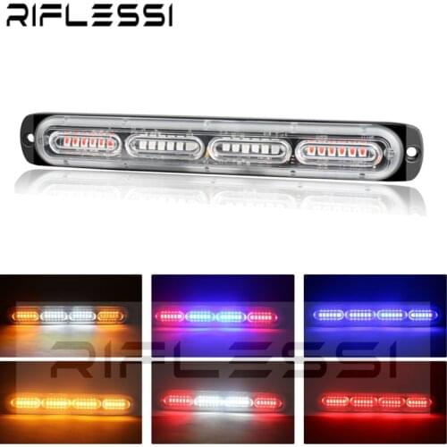 1 x 12V 24V Stroboscopes For Car Ambulance Motorcycle Police Flasher Truck Trailer Side Warning Lights Red Blue Strobe Light