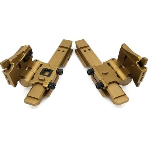 Tactical G33 Mounts Magnifier Flip-To-Side Quick Detach w/ 5/8" Riser for G23 3X Magnifiers Fits 20mm Picatinny Rail