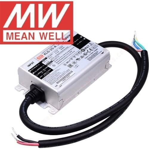 Mean Well XLG-25-A IP67 Metal Case with PFC Street lighting meanwell 22-54V/700mA/25W Constant power Mode LED Driver