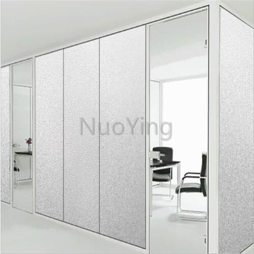 Window Waterproof Bathroom Toilet Decoration Opaque Glass Window Film Privacy Adhesive Glass Sticker Frosted